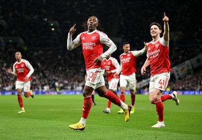 Tottenham 1-4 Arsenal: Gunners extend lead at top of Premier League to five points with huge derby win