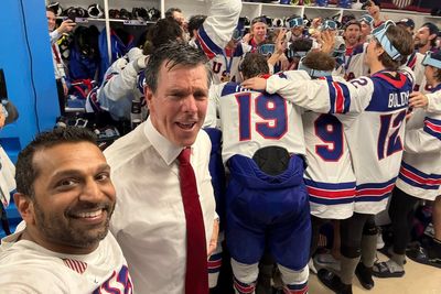 Kash Patel parties with Team USA hockey champs after taking FBI jet to Italy as aide defends ‘official business’ trip