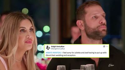 MAFS Fans Call Out Gia & Scott For Their Behaviour At Joel & Juliette’s Wedding