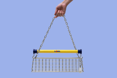 The Lidl trolley has been made into a designer bag