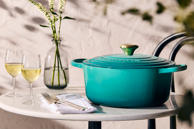Le Creuset’s new colourway will whisk you away to the Mediterranean Coast