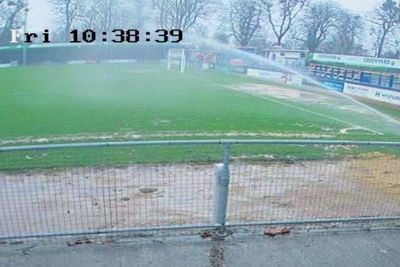 Investigation launched after non-league club accused of soaking pitch with sprinklers to force postponement