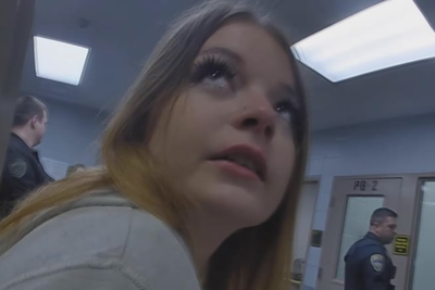 Teenage girl drunk on hand sanitizer broke prison holding cell window, police say