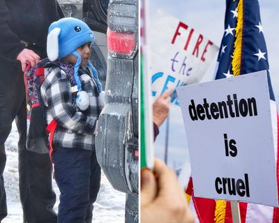 ‘Horror on a shocking scale’: resurgent US movement calls for end to family ICE detention