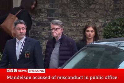 Lord Peter Mandelson arrested on suspicion of misconduct in public office