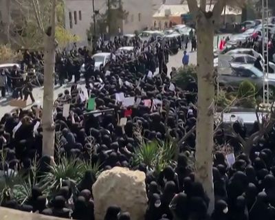 ‘Death to the dictator’: Iranian students hold protests for third day