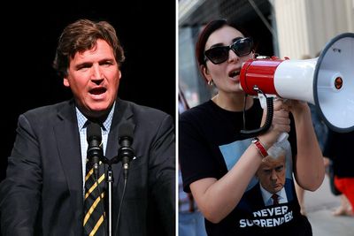 Laura Loomer and Tucker Carlson are feuding and now she wants Trump to get in the middle of it