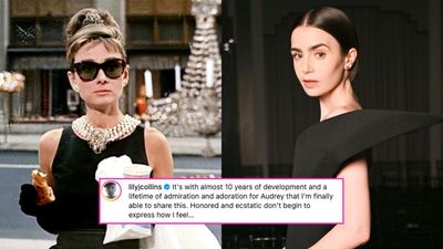 Lily Collins Nabs Coveted Role Of Audrey Hepburn In Breakfast At Tiffany’s-Inspired Movie