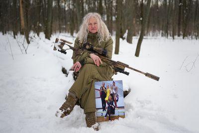 PHOTO ESSAY: Portraits of Ukrainians on the anniversary of Russia's full-scale invasion