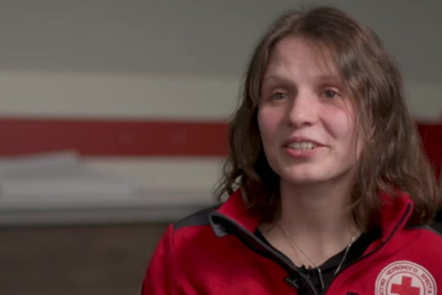 Pregnant and on the front line: A Ukrainian Red Cross leader’s story