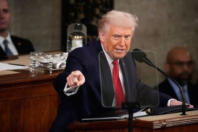 Trump live: President fails to mention Epstein files during longest State of the Union address in history