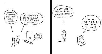 50 Comics By Hugleikur Dagsson For Those With A Dark Sense Of Humor (New Pics)