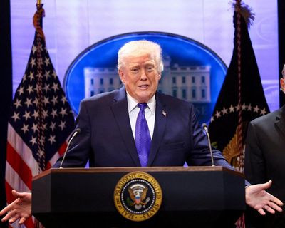 US men’s Olympic hockey team visit White House – as it happened