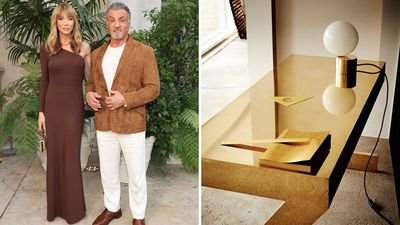 Sylvester Stallone's Gold Dining Table is the Definition of a Statement Piece – But Somehow, it Doesn't Feel Like Too Much