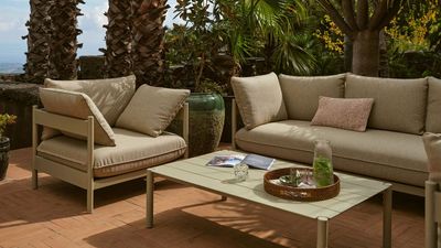 One of My Favorite Sofa Brands Just Launched Its First Outdoor Furniture Collection — And It's Perfect for a Lounge-y Vibe for Your Garden This Year