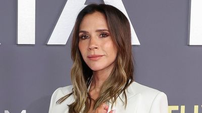 Victoria Beckham nails the timeless pedicure look with this one elegant nail polish shade