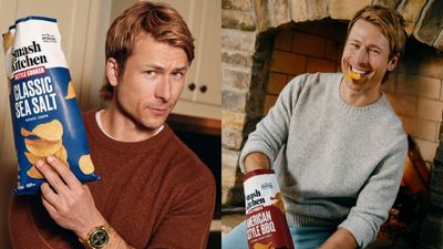 Glen Powell Really Does It All. Including Having His Own Brand of Chips