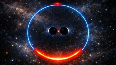 Starlight warped in the fabric of spacetime could help us find hidden black holes dancing together