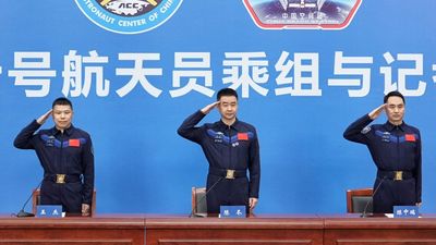 'Some of the cracks had penetrated through': Chinese astronauts reveal new details about spacecraft that 'stranded' them in space last year