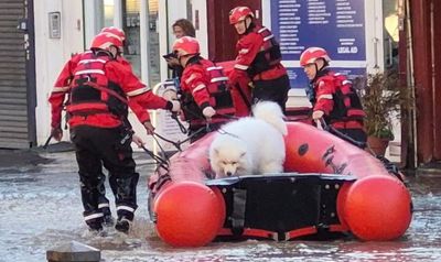Fire crews save 100 residents after burst main floods Caledonian Road