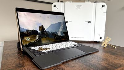 I played on the Kojima Edition Asus ROG Flow Z13, and this 2-in-1 gaming tablet belongs in a museum