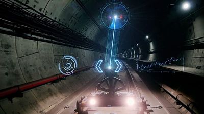 Is this the future of train travel? Robot dogs and drones take over a metro station in China