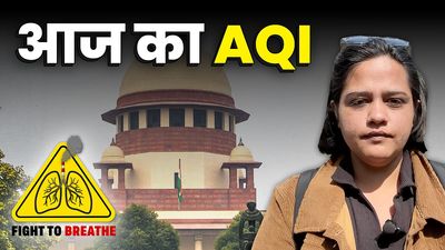 Feb 25, 2026: Poor air quality outside the Supreme Court