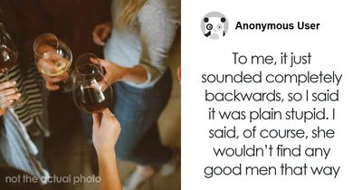 Hey Pandas, AITA For Refusing To Pretend My Wife’s Friend’s Dating Strategy Makes Sense?