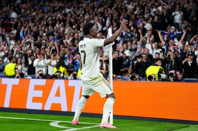 Real Madrid: Thibaut Courtois reacts after Vinicius Jr celebrates knocking out Benfica