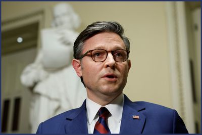 Mike Johnson Says He Was 'This Close' to Removing Ilhan Omar and Rashida Tlaib for Heckling Trump During SOTU