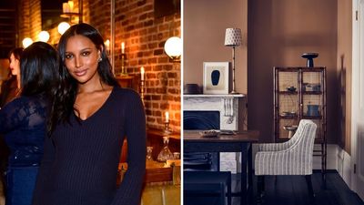 I'm Calling it – Brown is the Chicest Shade to Decorate With Right Now, as Proved by Jasmine Tookes' Rich Chocolate Dining Room
