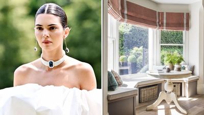 Kendall Jenner's Banquette Seating Transforms a Tight Corner into the Coziest Nook – it's the Most Stylish Use of Space I've Seen in a While