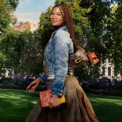 Storm Reid Is Unapologetically Sporting This Banned Book on Her Coach Tabby Bag—And You Can Too