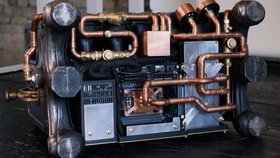 I can't get over this custom RTX 5080 gaming PC built into a cast-iron radiator — this might be the best build of the year, and it's only February