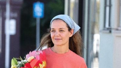 Katie Holmes' quilted ballet pumps are the spring footwear choice worth investing in