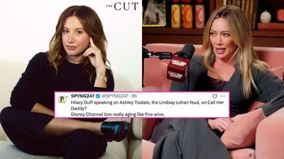 Hilary Duff Calls Bullshit On Ashley Tisdale’s Toxic Mum Group Essay In Spicy Call Her Daddy