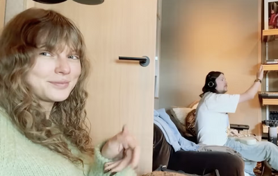 Taylor Swift's Makeup-Free 'Opalite' Behind-the-Scenes Video Is a Masterclass in Celebrity Street Style