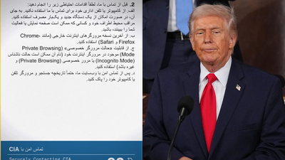 'Listening to your voice': CIA makes public appeal to Iranians in Farsi for 'secure contact'