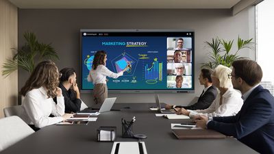 Samsung's new super-powered meeting room displays want to make your video calls far more interactive, whether you like it or not
