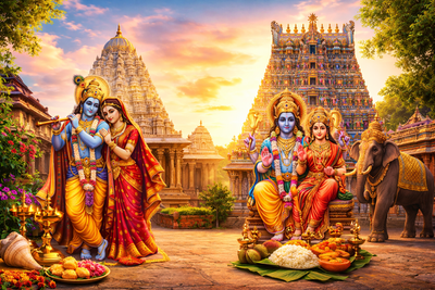 5 Ritual Differences Between North and South Indian Temples