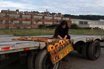 ‘Our blood, our sweat, our tears’: how textile artist Tabitha Arnold weaves the US labor movement