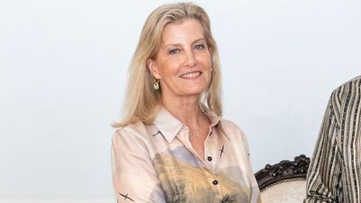 Duchess Sophie's landscape dress has always been a work of art - but this accessory takes it to another level on Kenya trip