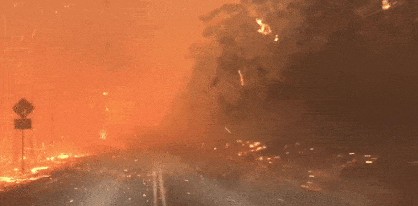 ‘Don’t leave late’ is the best advice for fires or floods. These terrifying videos show why