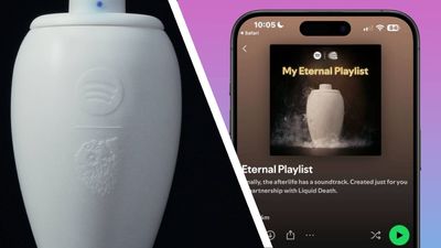 Spotify and Liquid Death have revealed the world’s first music-streaming urn — and now you can play your departed grandma the pop bangers she’s missing out on