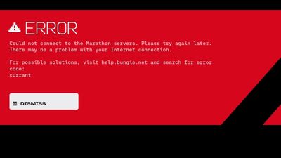 Marathon Currant Error Code Issue [Server Slam Test]
