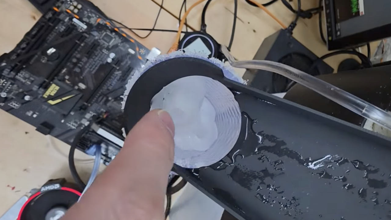 YouTuber sets out to cool a CPU with infinite ice loop…