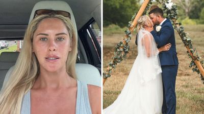 Newlyweds share kiss at wedding—then the bride’s brother chimes in and now people are side-eyeing him: ‘He was stressing’