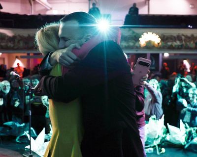 Celebrations, selfies and crowdsurfing: Greens relish seismic night in British politics