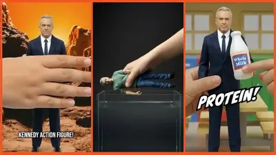 Robert F. Kennedy Jr. just debuted a bizarre action figure based on himself and the internet doesn’t know what to think