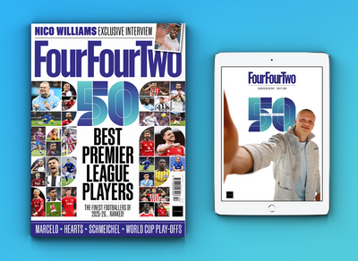 NEW ISSUE: The top 50 Premier League players ranked! Palermo’s resurgence, Morgan Rogers and Nico Williams, Hearts’ title tilt, World Cup play-offs previewed, plus Marcelo Q&A